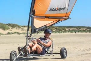 Blokarten op het Strand van Ijmuiden